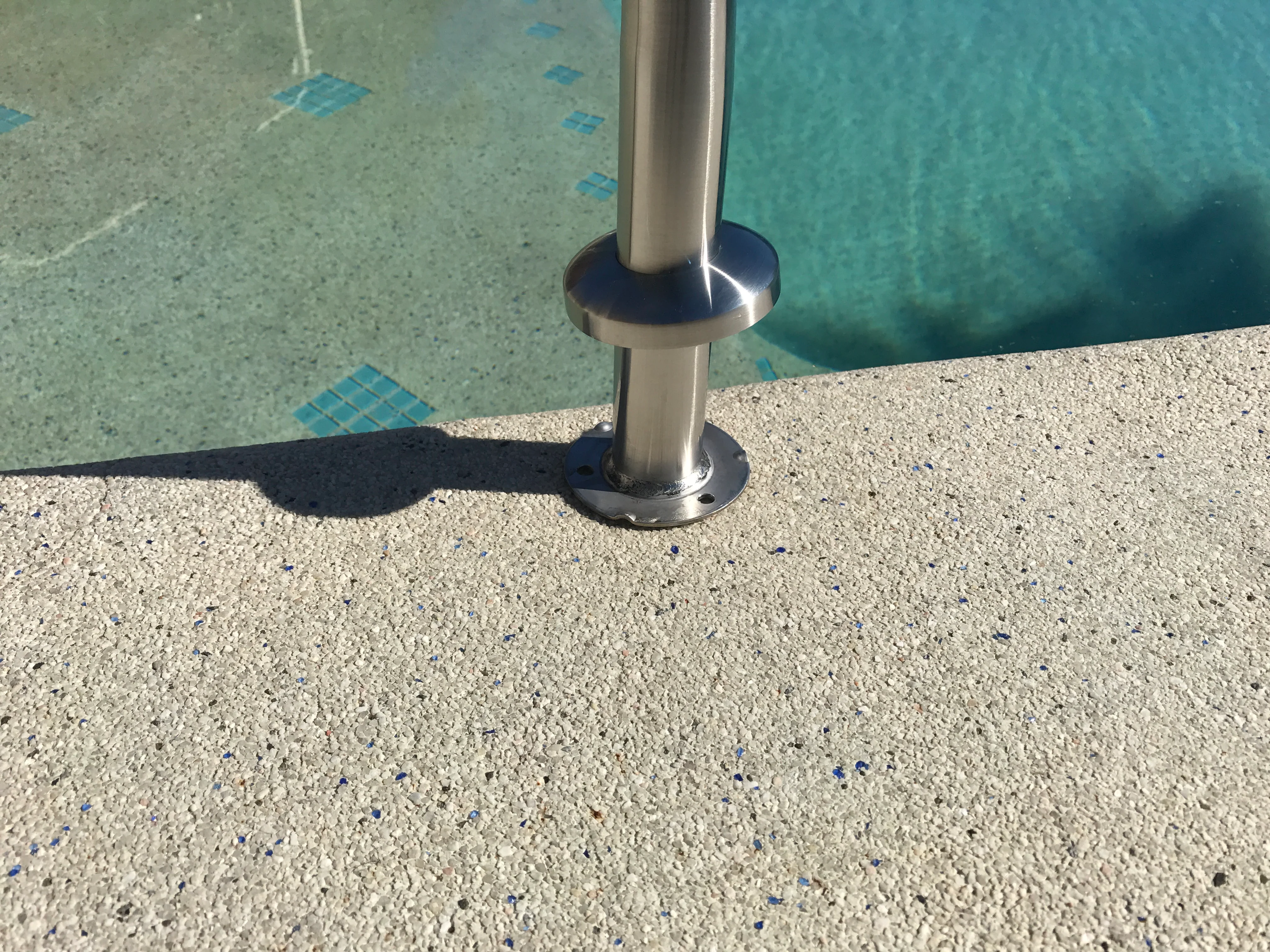 HRA10B Stainless Steel 1m Side Rail Bolt Down Hand Rail - Image 4