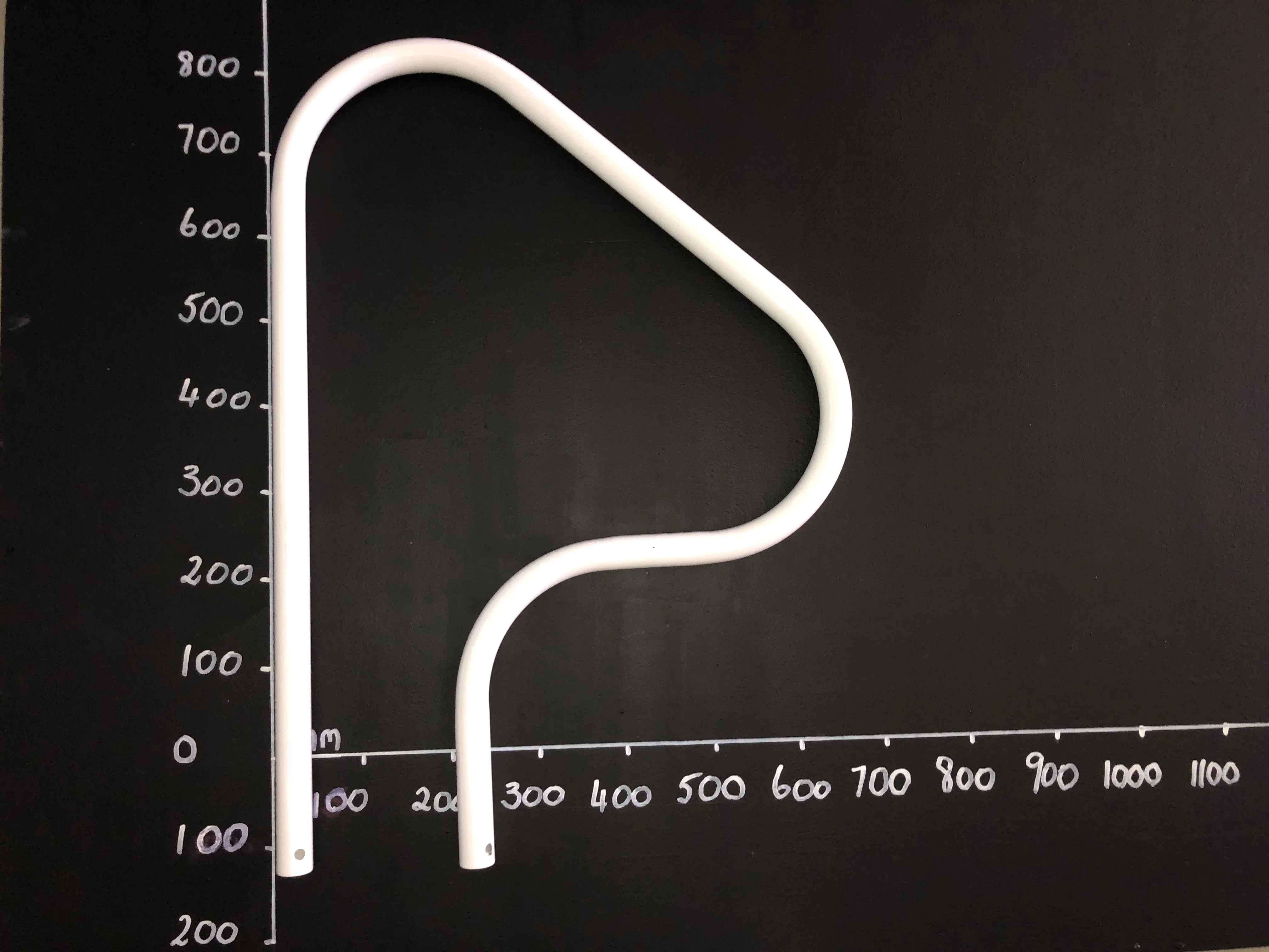 HRA02C Stainless Steel Triangle Core Fit Hand Rail - Image 3
